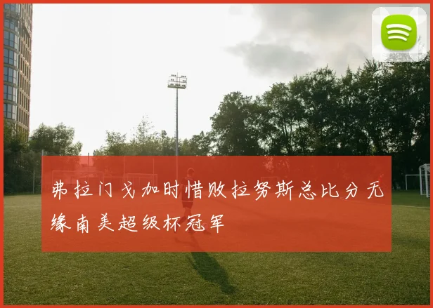 弗拉门戈加时惜败拉努斯总比分无缘南美超级杯冠军